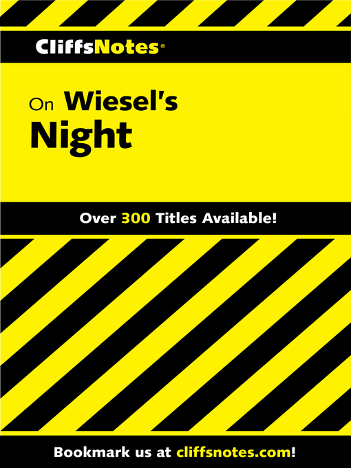 Title details for CliffsNotes on Wiesel's Night by Maryam Riess - Available
